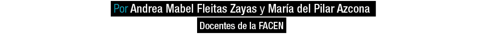  Por Andrea Mabel Fleitas Zayas y Mar a del Pilar Azcona Docentes de la FACEN 