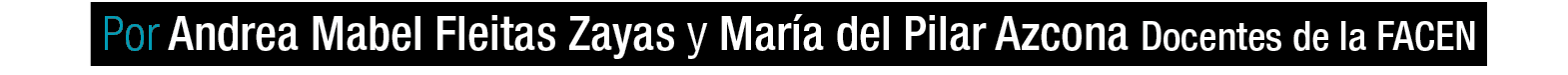  Por Andrea Mabel Fleitas Zayas y Mar a del Pilar Azcona Docentes de la FACEN 