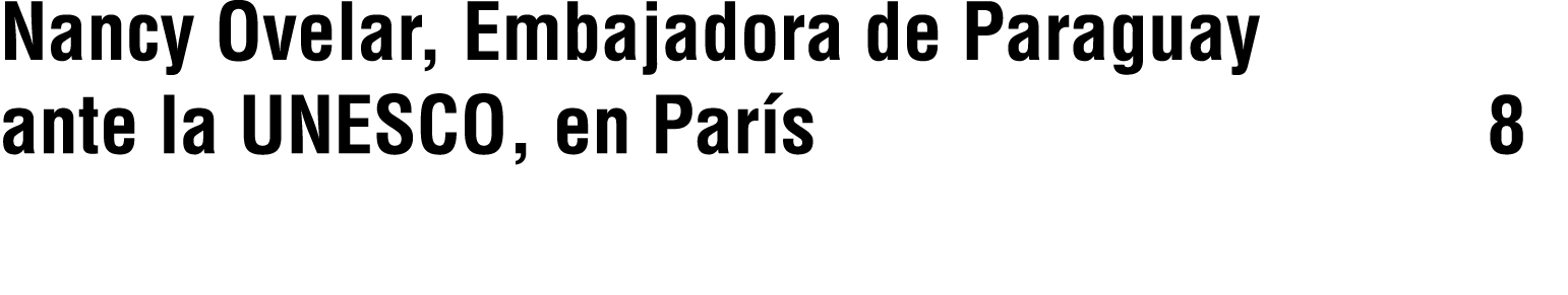 Nancy Ovelar, Embajadora de Paraguay ante la UNESCO, en Par s 8
