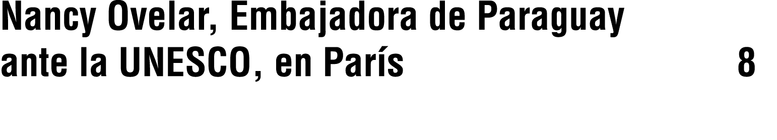 Nancy Ovelar, Embajadora de Paraguay ante la UNESCO, en Par s 8