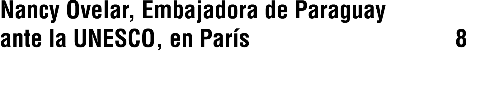 Nancy Ovelar, Embajadora de Paraguay ante la UNESCO, en Par s 8