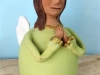 Angel en cerámica